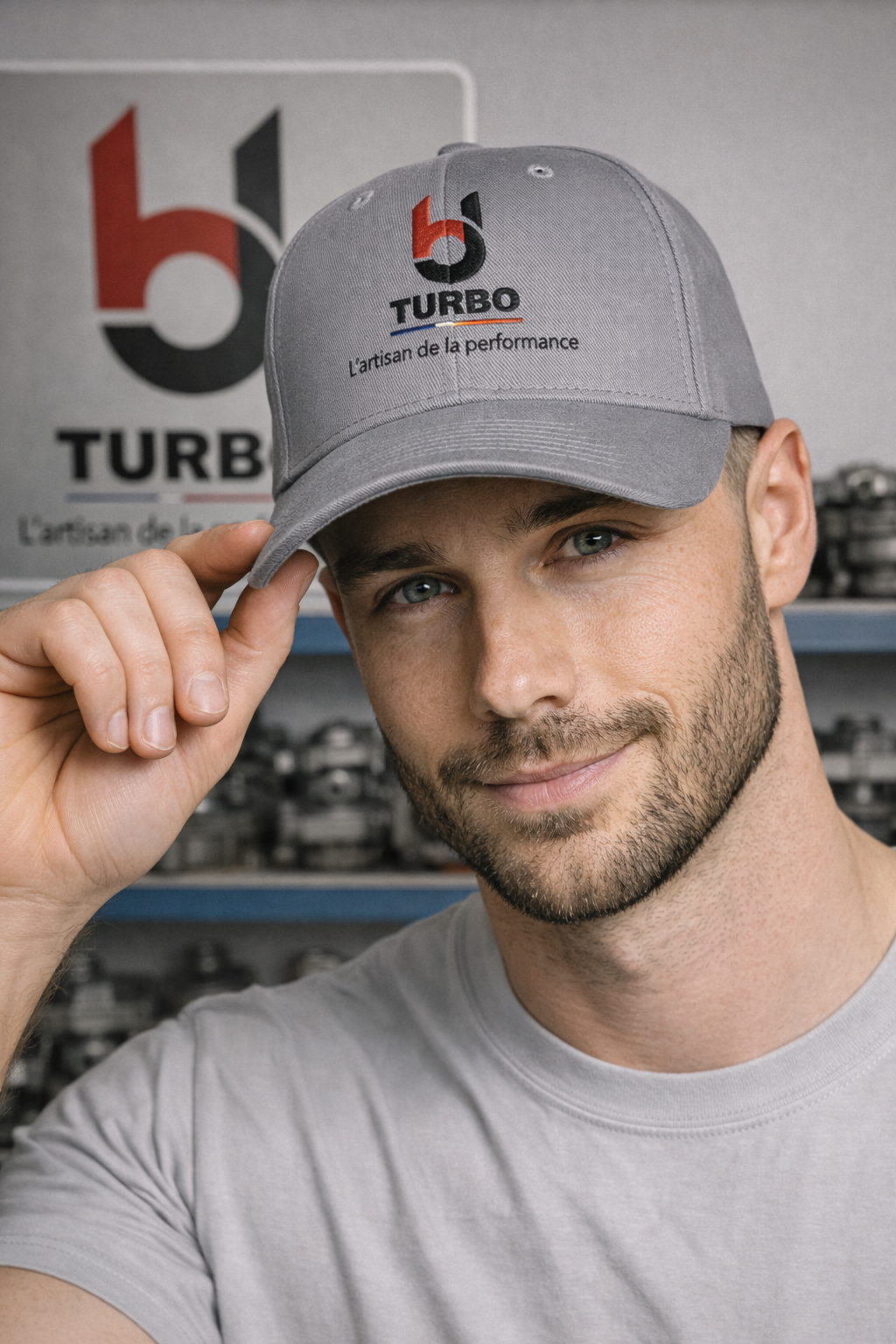 Turbo Casquette BJ Turbo _ Grise
